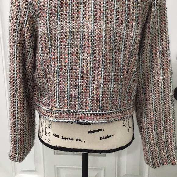 🆕AMERICAN RAG Tweed  Multi Colored Blazer - Picture 13 of 15
